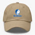 Central Connecticut Stealie Premium Unisex Dad Hat — Design: Central Connecticut State University — Khaki