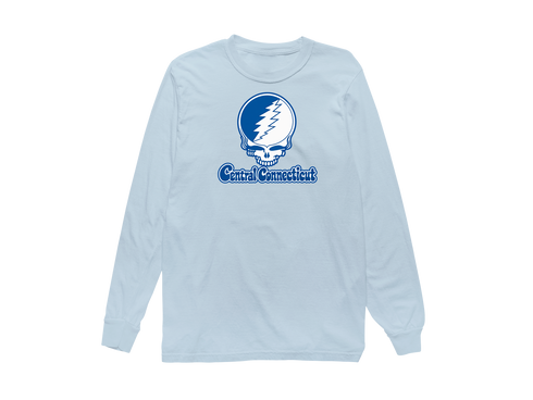 Central Connecticut Stealie Premium Unisex Long-Sleeve — Design: Central Connecticut State University — Chambray