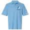 Central Connecticut Stealie Premium Unisex Polo — Design: Central Connecticut State University — Blue