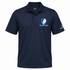 Central Connecticut Stealie Premium Unisex Polo — Design: Central Connecticut State University — Navy
