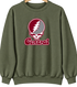Central Stealie Premium Unisex Crewneck — Design: North Carolina Central University — Military Green