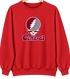 Central Stealie Premium Unisex Crewneck — Design: North Carolina Central University — Red