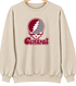 Central Stealie Premium Unisex Crewneck — Design: North Carolina Central University — Sand