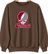 Central Stealie Premium Unisex Crewneck — Design: North Carolina Central University — Brown