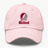 Central Stealie Premium Unisex Dad Hat — Design: North Carolina Central University — Pink