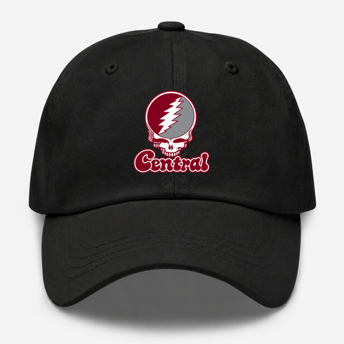Central Stealie Premium Unisex Dad Hat — Design: North Carolina Central University — Black
