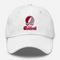 Central Stealie Premium Unisex Dad Hat — Design: North Carolina Central University — White