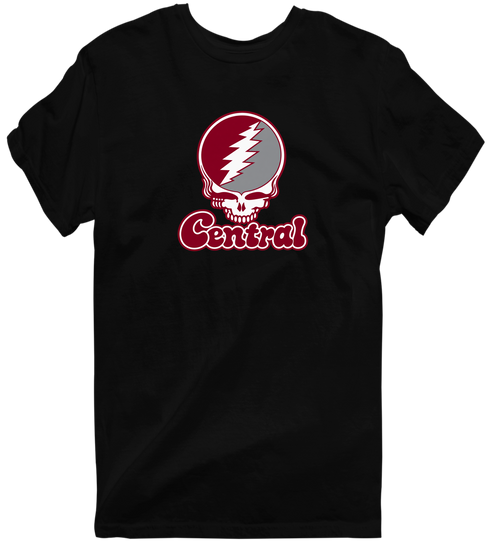 Central Stealie Premium Unisex T-Shirt — Design: North Carolina Central University — Black