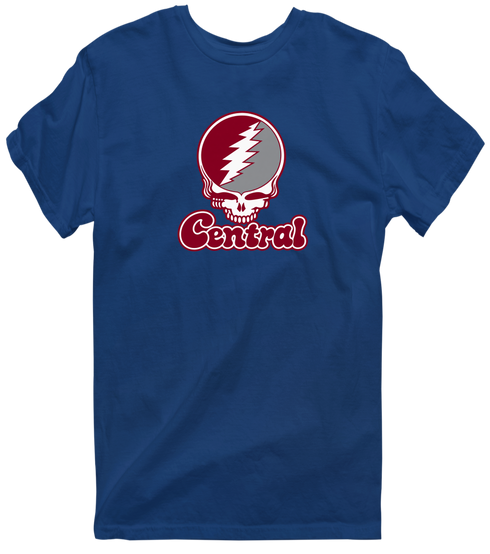 Central Stealie Premium Unisex T-Shirt — Design: North Carolina Central University — Navy