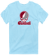 Central Stealie Premium Unisex T-Shirt — Design: North Carolina Central University — Light Blue