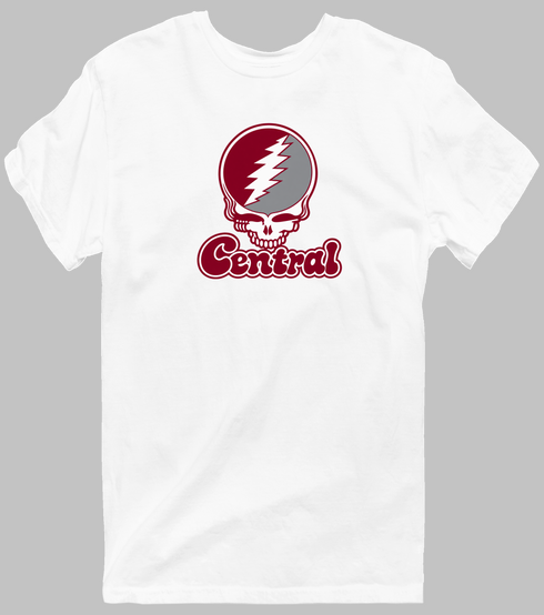 Central Stealie Premium Unisex T-Shirt — Design: North Carolina Central University — White