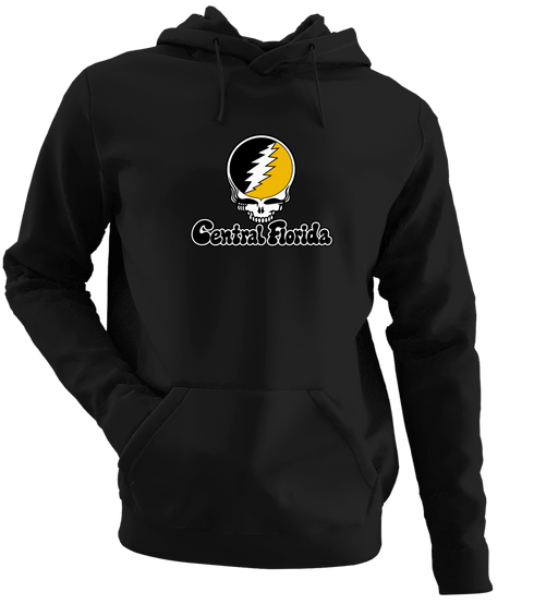 Central Florida Stealie Premium Unisex Hoodie — Design: Central Florida University of (UCF) — Black