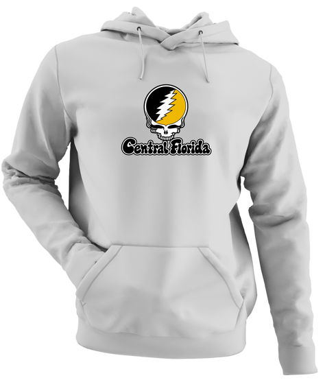 Central Florida Stealie Premium Unisex Hoodie — Design: Central Florida University of (UCF) — Sport Grey