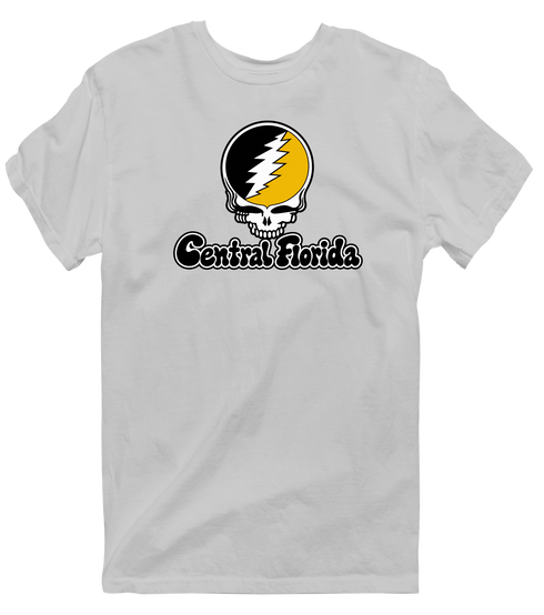 Central Florida Stealie Premium Unisex T-Shirt — Design: Central Florida University of (UCF) — Sport Grey