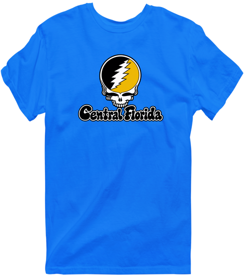 Central Florida Stealie Premium Unisex T-Shirt — Design: Central Florida University of (UCF) — Royal