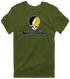 Central Florida Stealie Premium Unisex T-Shirt — Design: Central Florida University of (UCF) — Military Green