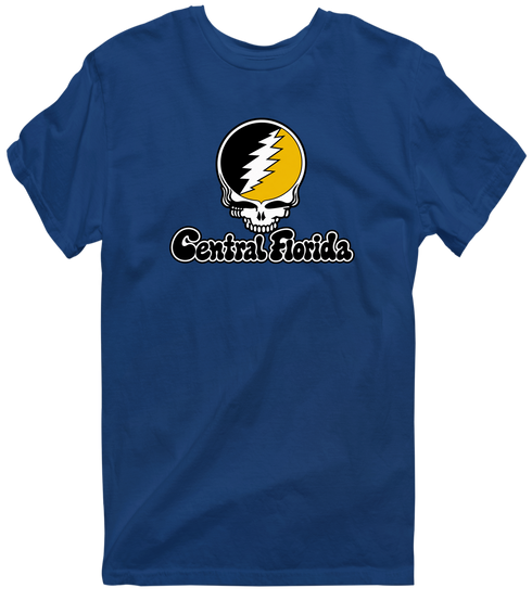 Central Florida Stealie Premium Unisex T-Shirt — Design: Central Florida University of (UCF) — Navy