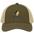 Central Florida Stealie Premium Unisex Trucker Cap — Design: Central Florida University of (UCF) — Moss/Khaki
