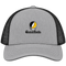 Central Florida Stealie Premium Unisex Trucker Cap — Design: Central Florida University of (UCF) — Heather Grey/Black