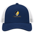 Central Florida Stealie Premium Unisex Trucker Cap — Design: Central Florida University of (UCF) — Navy/White