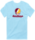 Central Michigan Stealie Premium Unisex T-Shirt — Design: Central Michigan University — Light Blue
