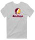 Central Michigan Stealie Premium Unisex T-Shirt — Design: Central Michigan University — Sport Grey