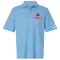Central Missouri Stealie Premium Unisex Polo — Design: Central Missouri University of — Blue