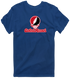 Central Missouri Stealie Premium Unisex T-Shirt — Design: Central Missouri University of — Navy