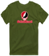 Central Missouri Stealie Premium Unisex T-Shirt — Design: Central Missouri University of — Military Green