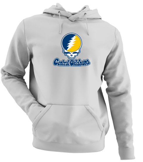Central Oklahoma Stealie Premium Unisex Hoodie — Design: Central Oklahoma University of — Sport Grey