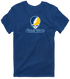 Central Oklahoma Stealie Premium Unisex T-Shirt — Design: Central Oklahoma University of — Navy