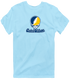 Central Oklahoma Stealie Premium Unisex T-Shirt — Design: Central Oklahoma University of — Light Blue