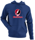Central Washington Stealie Premium Unisex Hoodie — Design: Central Washington University — Navy