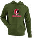 Central Washington Stealie Premium Unisex Hoodie — Design: Central Washington University — Military Green