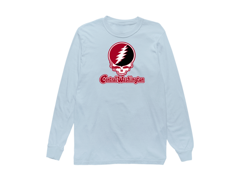 Central Washington Stealie Premium Unisex Long-Sleeve — Design: Central Washington University — Chambray