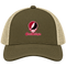 Central Washington Stealie Premium Unisex Trucker Cap — Design: Central Washington University — Moss/Khaki