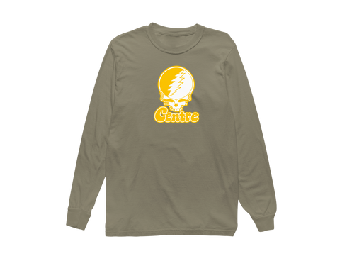 Centre Stealie Premium Unisex Long-Sleeve — Design: Centre College — Sandstone