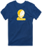Centre Stealie Premium Unisex T-Shirt — Design: Centre College — Navy