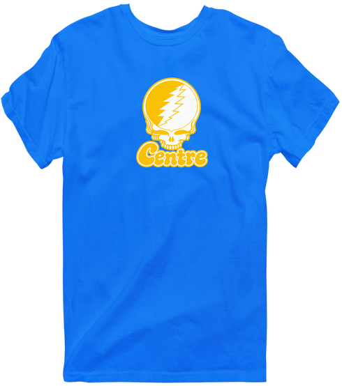 Centre Stealie Premium Unisex T-Shirt — Design: Centre College — Royal