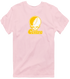 Centre Stealie Premium Unisex T-Shirt — Design: Centre College — Light Pink