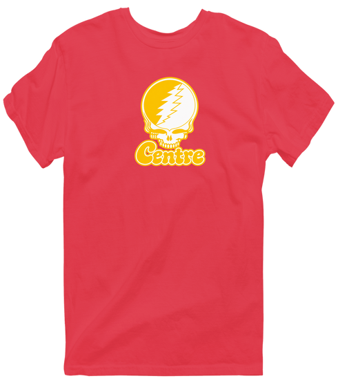 Centre Stealie Premium Unisex T-Shirt — Design: Centre College — Heather Red