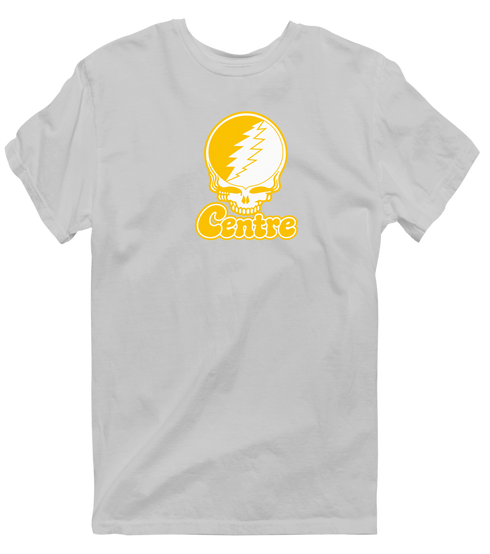 Centre Stealie Premium Unisex T-Shirt — Design: Centre College — Sport Grey