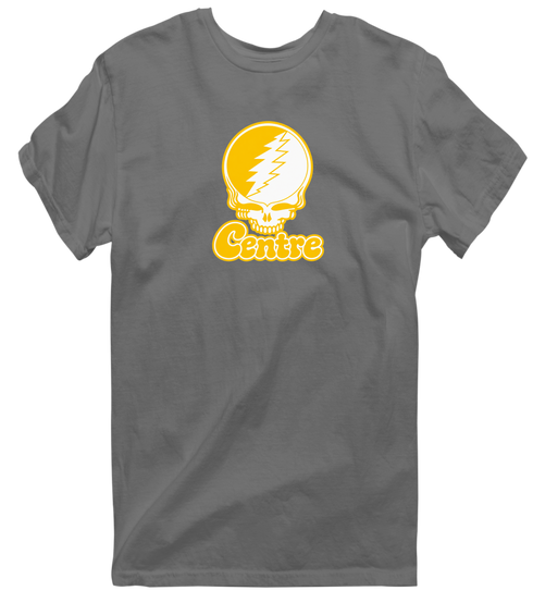 Centre Stealie Premium Unisex T-Shirt — Design: Centre College — Charcoal