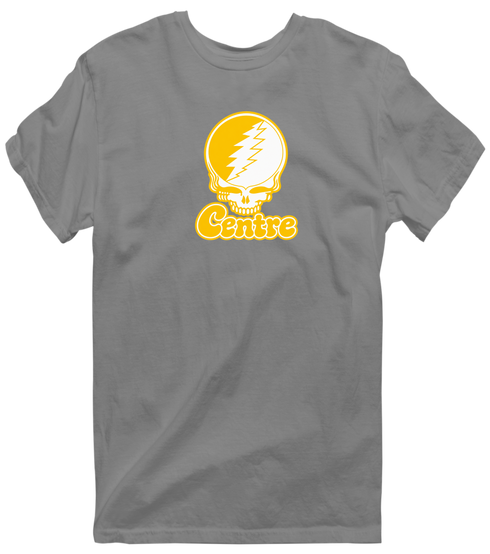 Centre Stealie Premium Unisex T-Shirt — Design: Centre College — Dark Heather