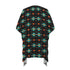Grateful Dead - Black Turquoise Orange Aztec Duster Kimono Coverup - StealieShop