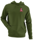 Chapman Stealie Premium Unisex Hoodie — Design: Chapman University — Military Green