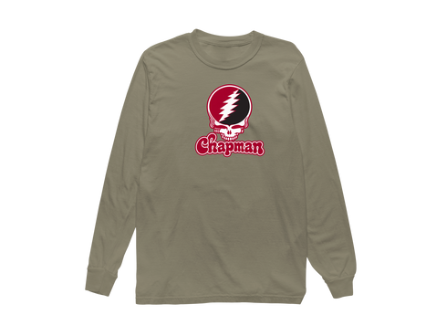 Chapman Stealie Premium Unisex Long-Sleeve — Design: Chapman University — Sandstone