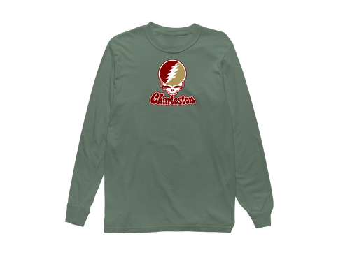 Charleston Stealie Premium Unisex Long-Sleeve — Design: Charleston College of — Light Green