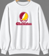 Charleston Stealie Premium Unisex Crewneck — Design: Charleston University of — White