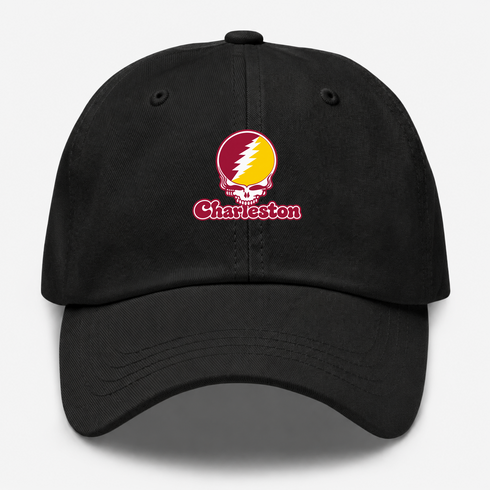Charleston Stealie Premium Unisex Dad Hat — Design: Charleston University of — Black
